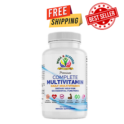 #ad COMPLETE DAILY MULTIVITAMIN Dietary Help for Six Essential Functions 60 Ct $21.94