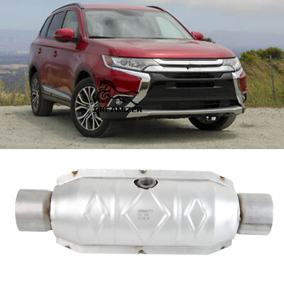 #ad 2.5quot;Inlet Outlet Stainless Catalytic Converter For Mitsubishi Outlander 2.0 2.4L $79.99