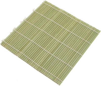 #ad S 3155 Green Bamboo Sushi Roller Mat 9 1 2 Inch Square $14.38