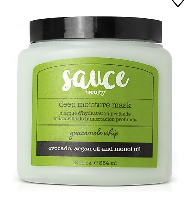#ad Sauce Beauty 12 Oz Guacamole Whip Deep Moisture Hair Mask With Avocado amp; Argan $12.09