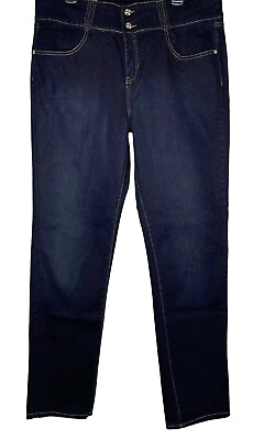 #ad NEW Womens Sofias Label Jeans Plus Size Dark Wash with Stretch Size 22 #SF95122M $19.99