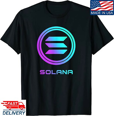 #ad SOLANA Crypto Blockchain SOL Decentralized Application Coin T Shirt for Holders $14.99