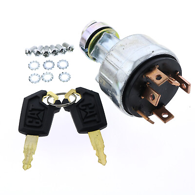 #ad Ignition Switch W 2 key Fits Caterpillar Cat CAT 308C CR 325C CR 307 307C $19.95