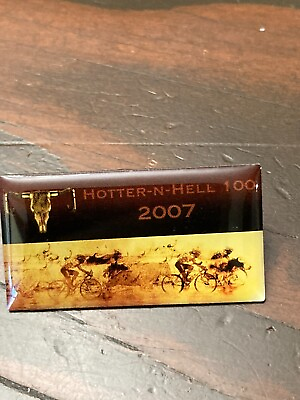 #ad 2007 Hotter N Hell 100 Hundred Bicycle Club Wichita Falls TX Collector Lapel Pin $7.77