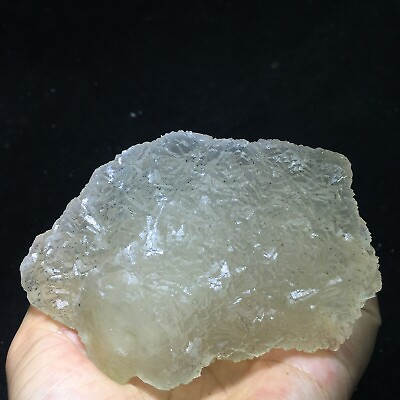 #ad 598g High Quality Light Yellow Translucent Cubic Fluorite cluster from Hunan $38.50