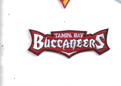 #ad New 1 1 4 x 3 1 2quot; Tampa Bay Buccaneers Iron on Patch Free Ship $4.99
