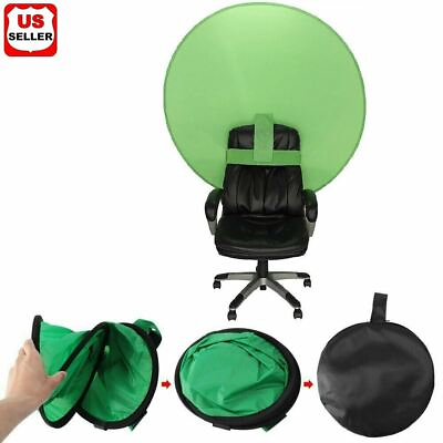 #ad 56inch Round Green Screen Backdrop Photography Background for Photo Video Studio $19.98