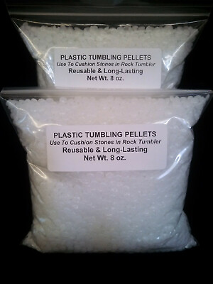 #ad Rock Tumbling Plastic Pellets Poly 1 Lb Pound Polishing Beads Tumbler Fill Grit $12.99