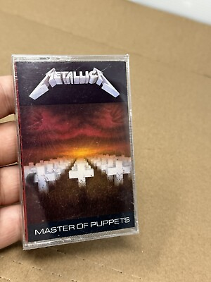 #ad METALLICA Master of Puppets Cassette Tape Brand New Factory Sealed 1986 $149.99