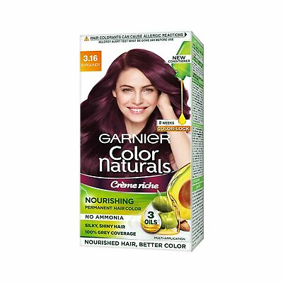 #ad Garnier Color Naturals Crème hair color Shade 3.16 Burgundy 70ml 60g $8.89