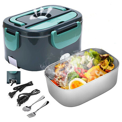 #ad 40W Electric Lunch Box Food Warmer Portable Food Heater for Home Car $26.99