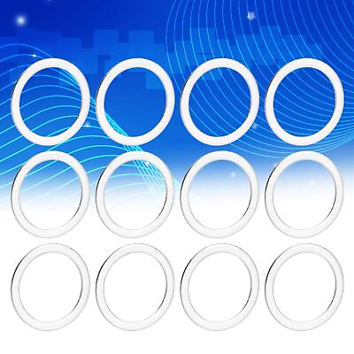 #ad 120pcs Flat Washer Stainless Steel Gasket Washer For Mounting Bearings Wheels $12.10