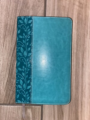 #ad NEW NKJV Holy Bible Classic Series Gift Edition Turquoise Leathersoft $15.00
