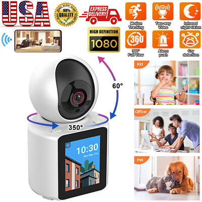 #ad 1080P WIFI Smart Home Security Camera Night Vision Children Monitor Voice Cam $36.47