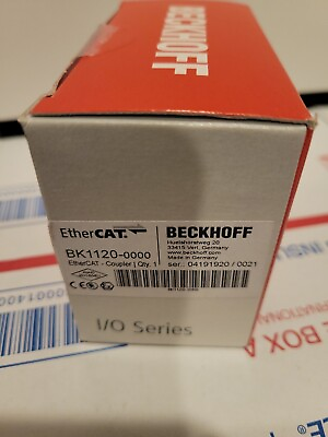 #ad Beckhoff BK1120 Free Ship Brand New Unopened USA Shipping Factory Sealed $495.00