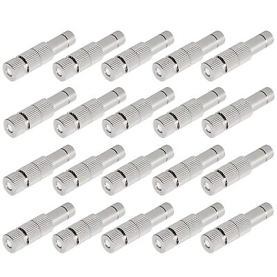 #ad 20pcs Brass Mister Nozzles 6mm Misting Nozzles for Outdoor Cooling System L... $32.47