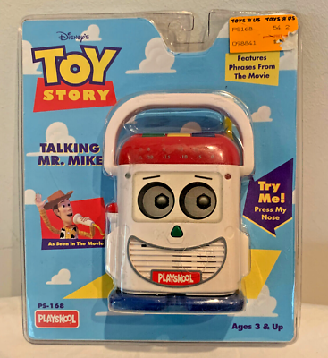 #ad New Sealed Vintage Disney Toy Story Talking Mr. Mike *Works* Playskool PS 168 $139.95