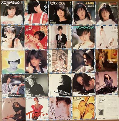 #ad Akina Nakamori Warner Pioneer Single Record Complete Set 81719686278 nonh $430.06