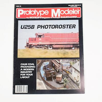 #ad Prototype Modeler Magazine May June 1988 Issue Model Railroading U25B Culm Coal $9.99