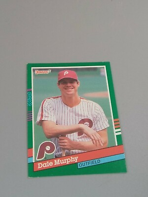 #ad 1991 Donruss #484 Dale Murphy Philadelphia Phillies VG A6 $3.50