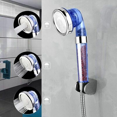 #ad High Turbo Pressure Shower Head Bathroom Powerful Energy Water Saving Filter US $8.96