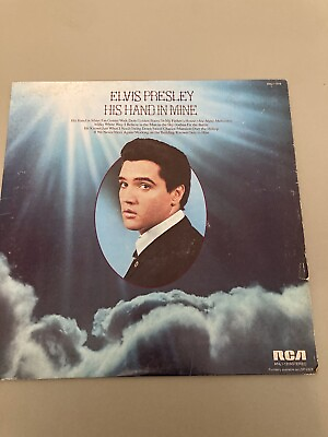 #ad Elvis Presley His Hand In Mine Vinyl LP RCA ANL1 1319 No Sleeve $7.00