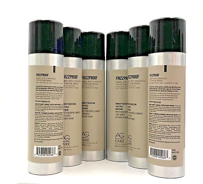 #ad AG Care FrizzProof Argan Anti Humidity Finishing Spray 8 oz 6 Pack $129.95