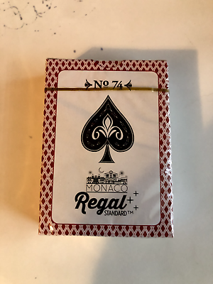 #ad Red Regal Playing Cards Deck $4.00