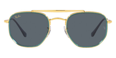#ad Ray Ban The Marshal II RB3648M Men Women Sunglasses Legend Gold Frame Blue Lens $182.00