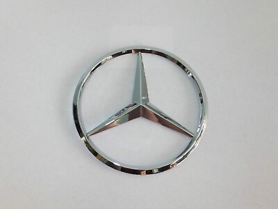 #ad New for Mercedes Benz Chrome Star Trunk Emblem Badge 75mm Free US Shipping $11.00