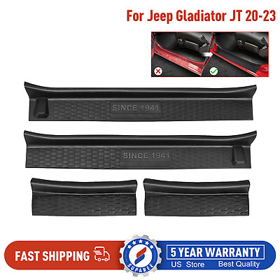 #ad SUPAREE Door Sill Guards Entry Scuff Plate Cover For Jeep Wrangler JL 18 4 Door $37.90
