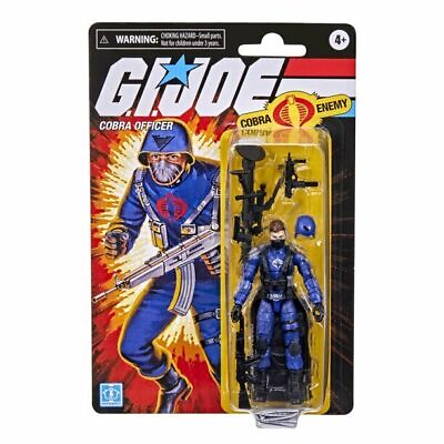 #ad Hasbro G.I. Joe Retro Cobra Officer 3.75 inch Action Figure F2728 $14.99