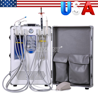 #ad Dental Portable Mobile Delivery Unit Suction Rolling Case 4H Ultrasonic Scaler $1055.12