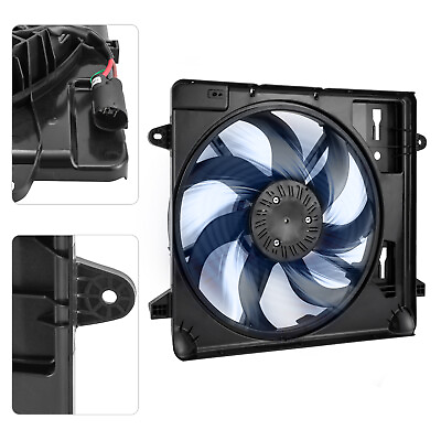 #ad Fits 2012 13 14 15 16 2018 Jeep Wrangler Electric Radiator Cooling Fan Assembly $187.82