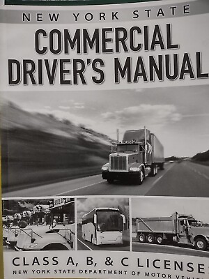 #ad New York State Commercial Drivers Manual Class A B C Licences $15.00
