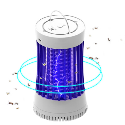 #ad Rechargeable Electric Mosquito Fly Killer Bug Zapper Light USB Insect Pest Trap $18.99