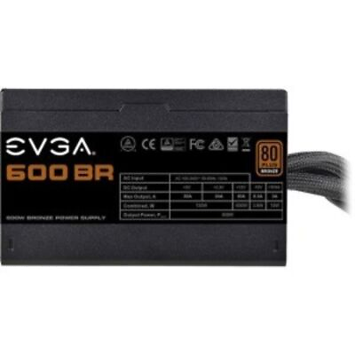#ad EVGA 600 BR 80 PLUS Bronze 600W Power Supply 100 BR 0600 K1 $74.84
