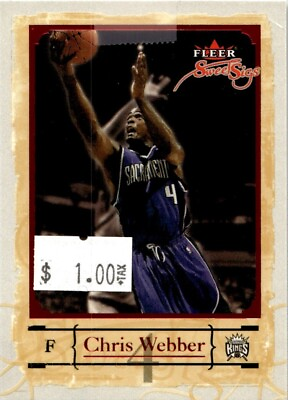 #ad 2004 05 Fleer Genuine Chris Webber Philadelphia 76ers #71 $4.99