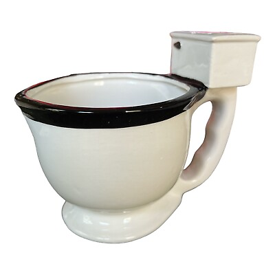 #ad Evelots Toilet Mug Gag Gift 10 oz Coffee Tea Cereal Bowl Candy Dish $19.95