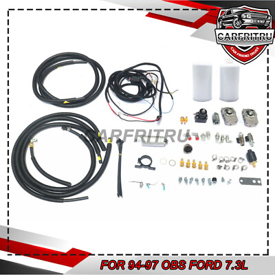 #ad Powerstroke Complete Electric Fuel Pump Conversion Kit For 94 97 OBS Ford 7.3L $580.59