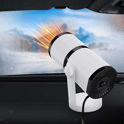 #ad Auto Car Heater Defroster Quick Heater Windscreen 12 24V150W 360 Degree Rotary $17.19