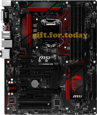 MSI Z170A GAMING M3 Intel Z170 LGA 1151 Motherboard DDR4 DIMM USB3.1 DVI ATX $109.99