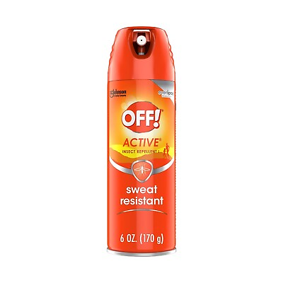 #ad OFF Active Insect Repellent l Liquid Sweat Resistant Repels Mosquitoes 6 oz $11.91