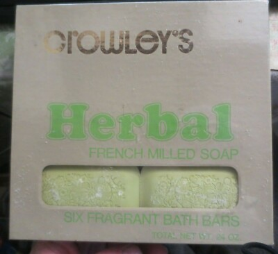 #ad Crowley#x27;s Herbal French Milled Soap Fragrant Bath Bars NEW $9.99