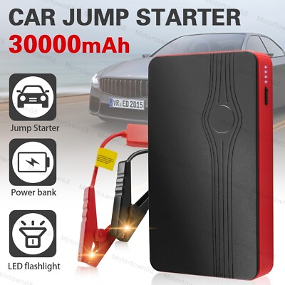 #ad Portable 30000mAh Car Jump Starter Booster Jumper Box Power Bank Battery Charger $26.59