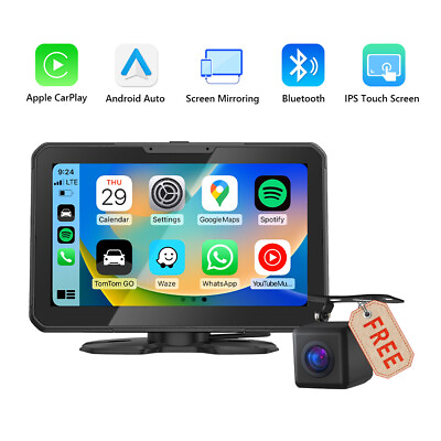 #ad CAM Eonon P3 Wireless Android Auto CarPlay Portable 7quot; IPS Car Stereo Radio BT $109.83