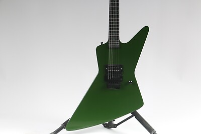 #ad Factory Green Explorer Solid Body Electric Guitar Mahogany Bodyamp;Neck H Pickup $259.35