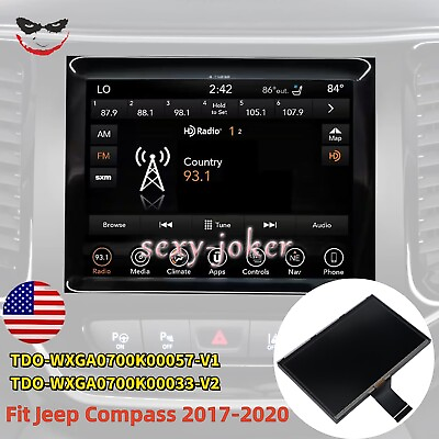 #ad 7quot; Replacement JEEP 17 20 Uconnect LCD Display Touch Screen Radio Navigation US $83.62