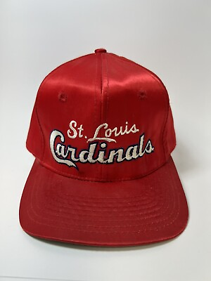 #ad Vintage St. Louis Cardinals SnapBack Hat Retro Solid Pre Owned $12.99
