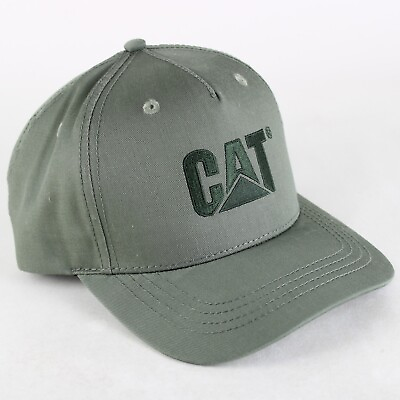 #ad Men#x27;s CAT Logo Durable Outdoor Adjustable Baseball Cap Marshland $17.99